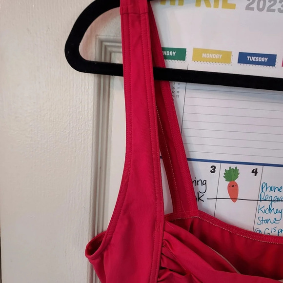 Calvin Klein Swimwear Hot Pink One-Piece Swimsuit in Size 16 - Picture 3 of 12